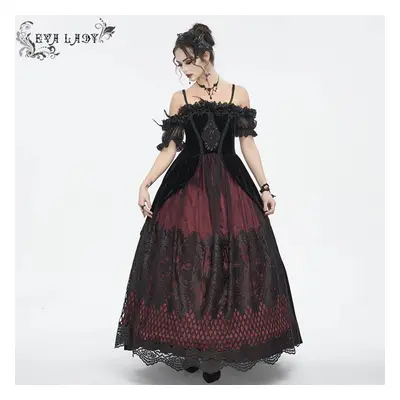 Női ruha DEVIL FASHION - Black and Red Gothic