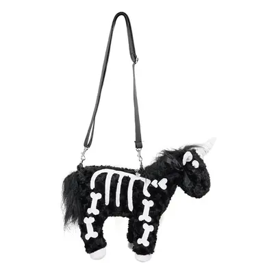 Kézitáska (táska) DEVIL FASHION - Women's Punk Zebra Fluffy