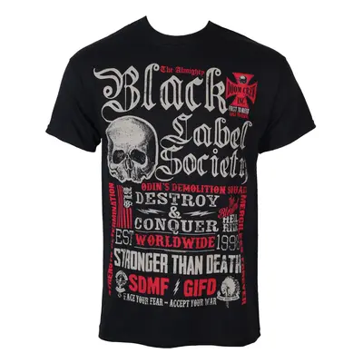 metál póló férfi Black Label Society - Destroy & Conquer - PLASTIC HEAD - PH9614