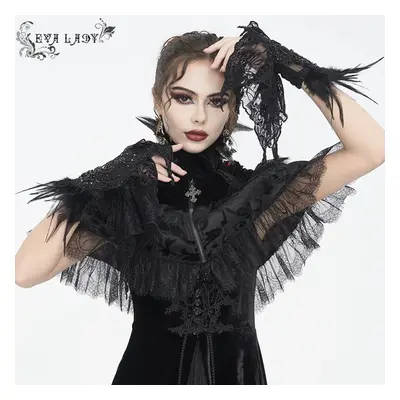 Kesztyű DEVIL FASHION - Black Gothic