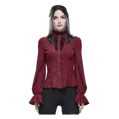 Női ing DEVIL FASHION - 3D appliqued shoulder gothic