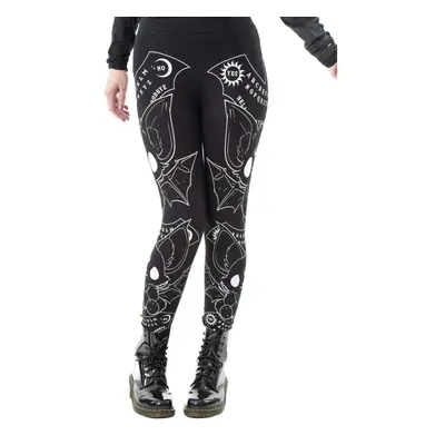 Női nadrág (leggings) HEARTLESS - OUIJA BATS - FEKETE