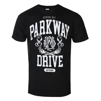 metál póló férfi Parkway Drive - Years Crest Black - KINGS ROAD