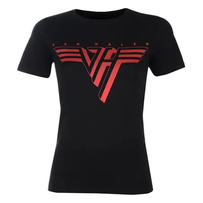 metál póló férfi Van Halen - Classic Red Logo - ROCK OFF - VHTS01LB