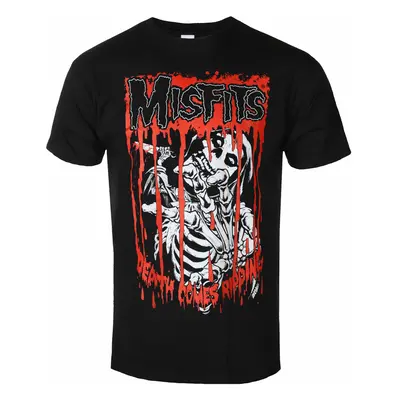 metál póló férfi Misfits - DEATH COMES RIPPING - PLASTIC HEAD - PH12722