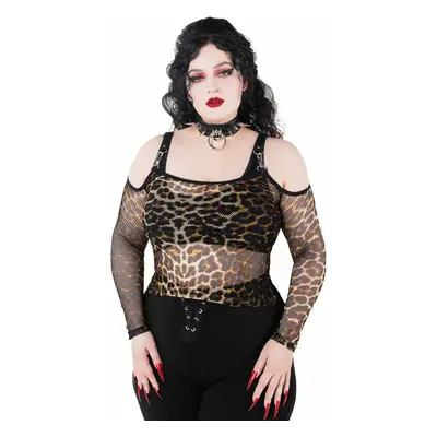 póló női - Catitude Fishnet - KILLSTAR - KSRA002938