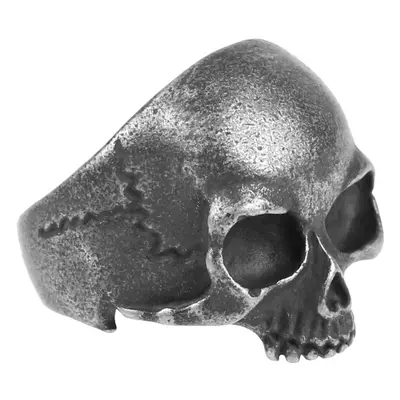 Gyűrű ETNOX - Gun Metal Skull