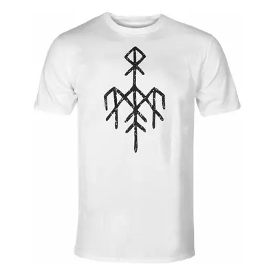 metál póló férfi Wardruna - Black Rune Logo on White - NNM - WAR089