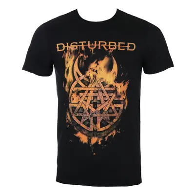 metál póló férfi Disturbed - Burning Belief - ROCK OFF - DISTTS04MB