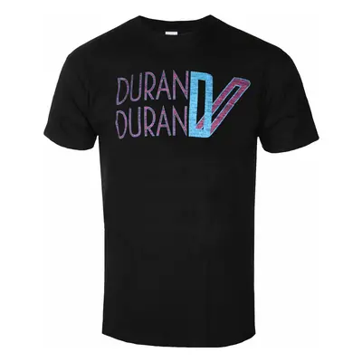 metál póló férfi Duran Duran - Double D Logo - ROCK OFF - DDTS02MB