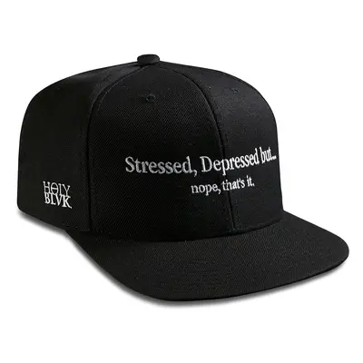 Sapka HOLY BLVK - STRESSED, DEPRESSED BUT