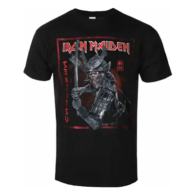 metál póló férfi Iron Maiden - Senjutsu Cover Distressed - ROCK OFF - IMTEE132MB