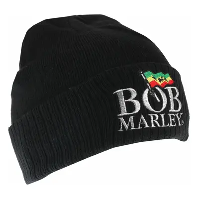 Kötött sapka Bob Marley - Logo - FEKETE - ROCK OFF