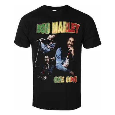 metál póló férfi Bob Marley - One Love Homage - ROCK OFF - BMATS29MB