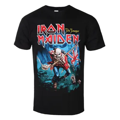 metál póló férfi Iron Maiden - Trooper Eddie - ROCK OFF - IMTEE168MB