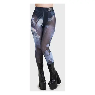 női nadrág (leggings) KILLSTAR x CORPSE BRIDE - Emily In The Night - fekete/kék