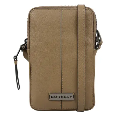 Burkely Jitte női bőr crossbody telefontáska - barna