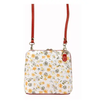 Női bőr crossbody táska Emily - piros