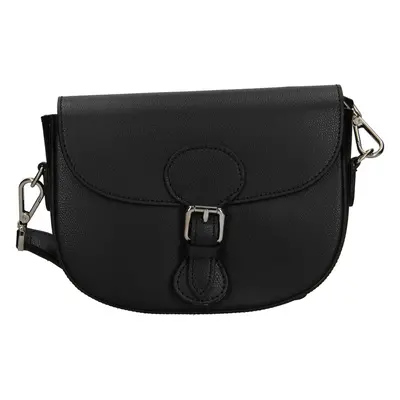 Női bőr crossbody kézitáska Marina Galanti Lisa - fekete