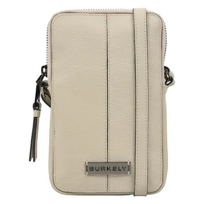 Burkely Jitte női bőr crossbody telefontáska - krémes