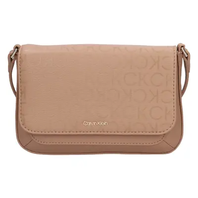 Geantă crossbody damă Calvin Klein Gill - maro deschis