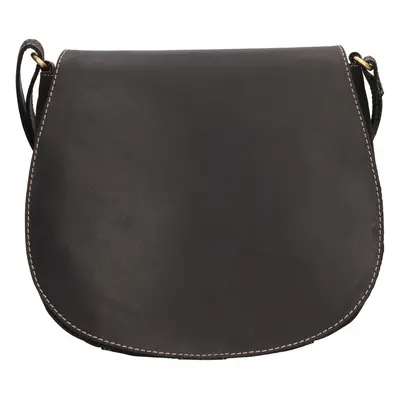 Női bőr crossbody kézitáska HGL Terra - fekete