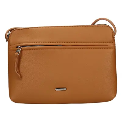 Női crossbody táska David Jones Gnela - konyak