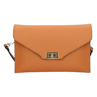 Női bőr crossbody kézitáska Italia Martes - konyak