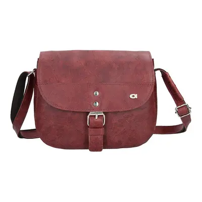 Luxus női bőr crossbody Daag Funky GO! 23 - piros