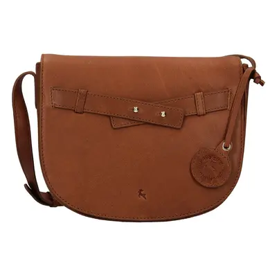 Női bőr crossbody kézitáska Ashwood Gita - világos barna