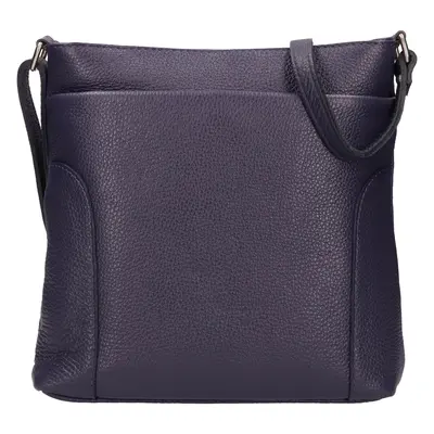 Női bőr crossbody kézitáska Italia Emma - lila