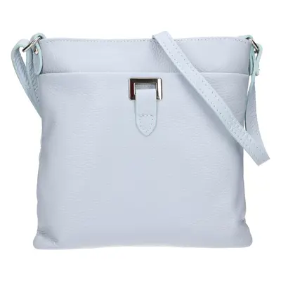 Női bőr crossbody kézitáska Italia Gotta - világoskék