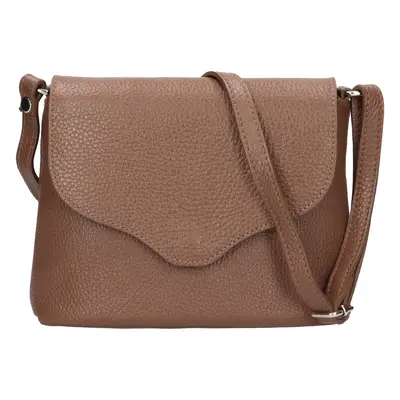 Női bőr crossbody kézitáska Italia Alice - barna