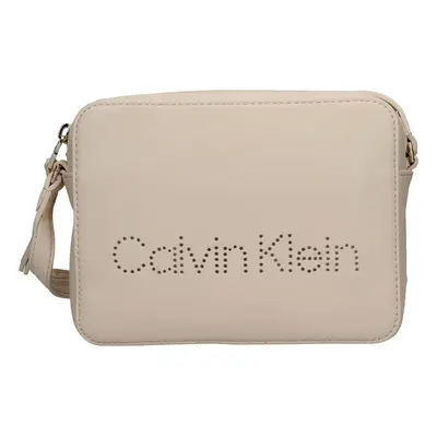 Női crossbody kézitáska Calvin Klein Vitra - bézs