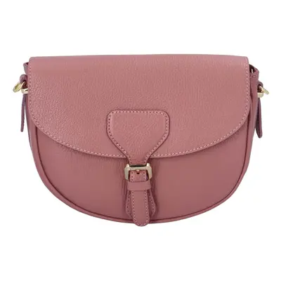 Női bőr kézitáska Delami Nisca - rózsaszín - crossbody női kézitáska