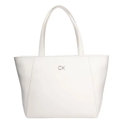 Női kézitáska Calvin Klein Pebble - fehér