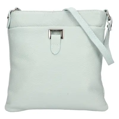 Női bőr crossbody kézitáska Italia Gotta - kékes-zöld