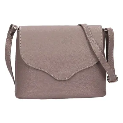 Női bőr crossbody kézitáska Italia Alice - szürke