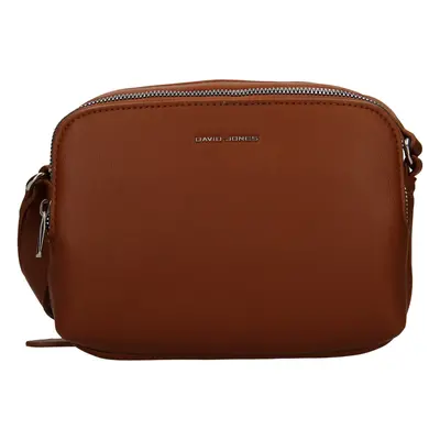 Női crossbody táska David Jones Arabesa - konyak