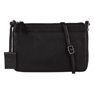 Női crossbody bőr kézitáska Burkely Linda - fekete