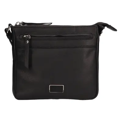 Női bőr crossbody táska Lagen Hesper - fekete