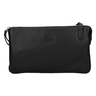 Katana Elisnss bőr crossbody táska - fekete