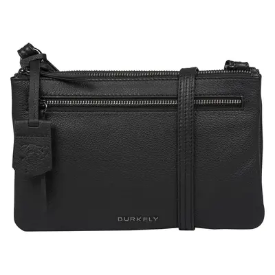 Női crossbody bőr kézitáska Burkely Whelly - fekete