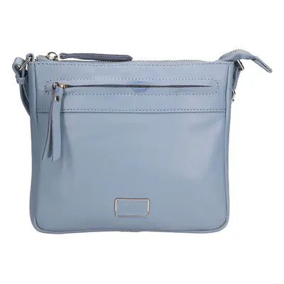 Női bőr crossbody táska Lagen Hesper - kék