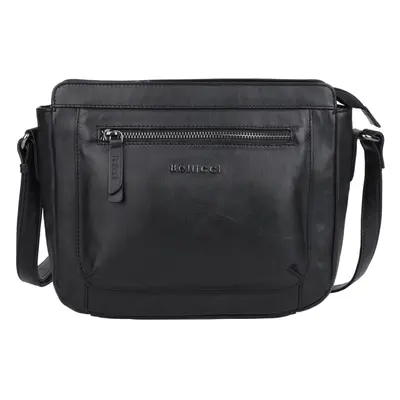 Női bőr crossbody táska Bellicci Silene - fekete