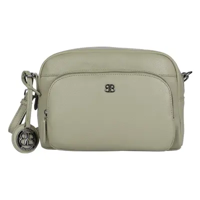 Női bőr crossbody táska Bellicci Norra - zöld