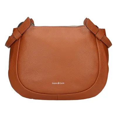 Női bőr crossbody kézitáska Gianní Conti Sabine - barna