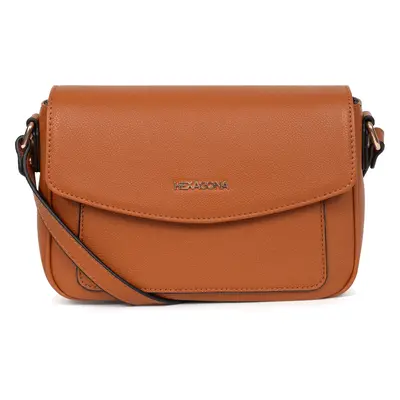 Női crossbody táska Hexagona Aitana - konyak