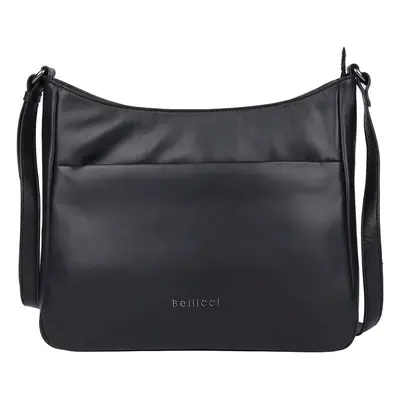 Női bőr crossbody táska Bellicci Sydney - fekete