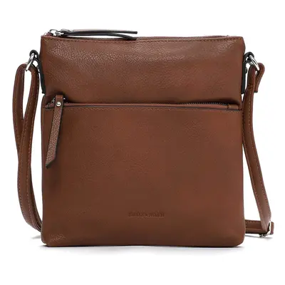 Női crossbody táska Emily & Noah Lenka - konyak